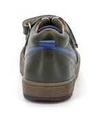 Sneakers Hautes en Cuir Biboc vert foncé