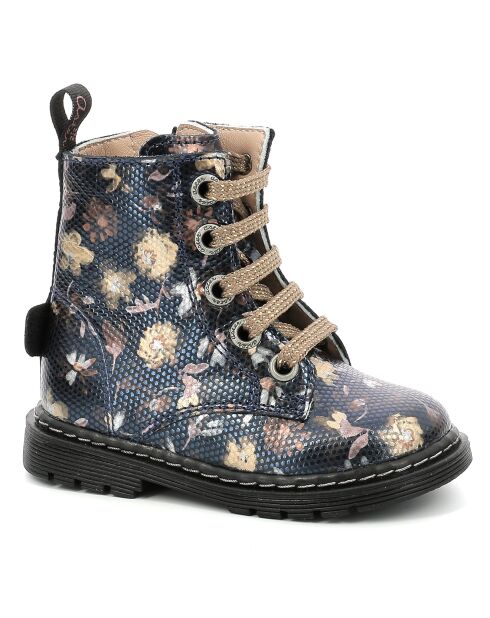 Bottillons en Cuir Allica noirs