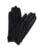 Gants en Cuir d'Agneau doublure Textile Huntia Dpol noirs