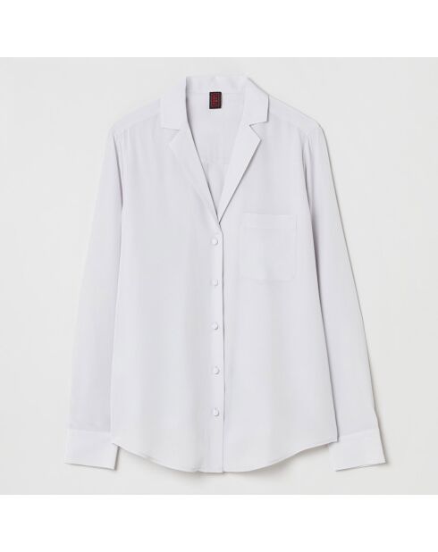 Chemise 100% Soie Mikaella lilac marble