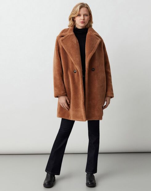 Manteau en Laine mélangée  Joyca camel