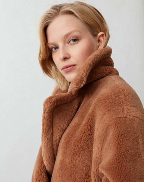 Manteau en Laine mélangée  Joyca camel