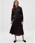 Robe Malya vert/rose