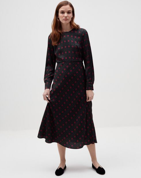 Robe Malya vert/rose
