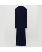 Robe 100% Laine de Mérinos Salia bleu marine