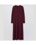 Robe en Laine & Cachemire mélangés Alexia violette