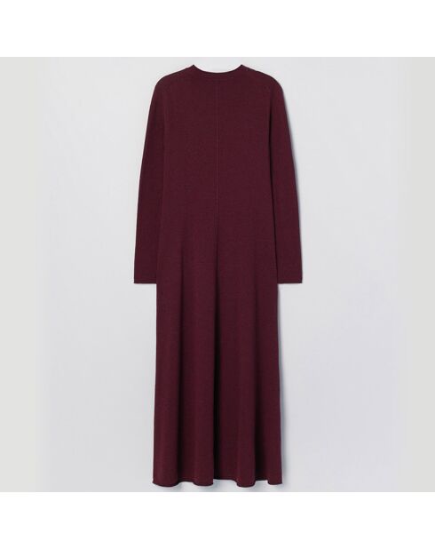 Robe en Laine & Cachemire mélangés Alexia violette