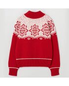 Pull en Laine mélangée Balia blanc/rose