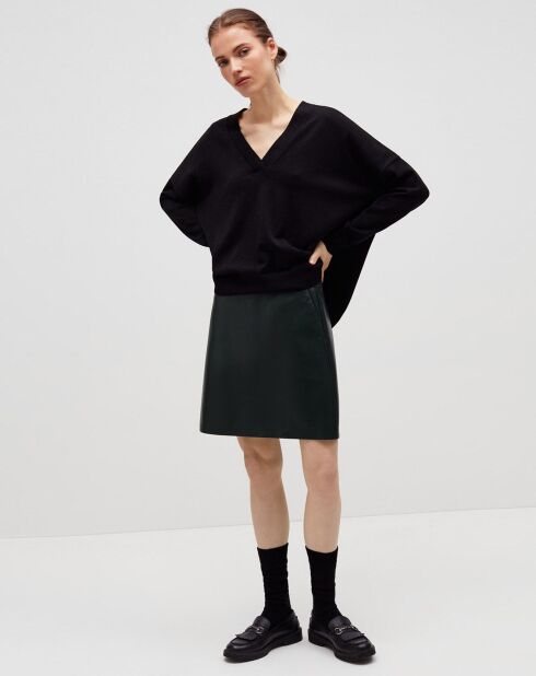 Pull en Laine mélangée Palu noir