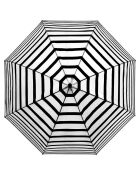 Parapluie transparent automatique cloche Rayures transparent/noir
