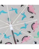 Parapluie Enfant phosphorescent Dinosaures transparent