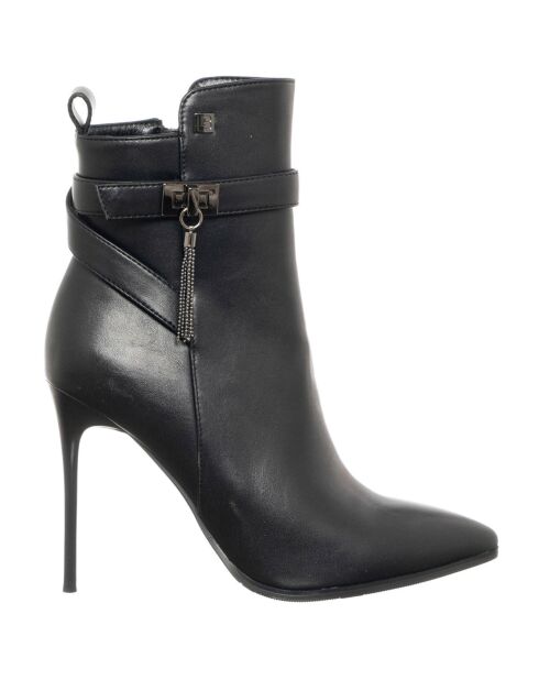 Giuseppa zwarte laarzen - hak van 10,5 cm