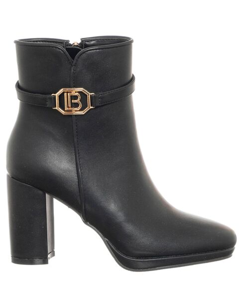 Bottines Giovanna noires - Talon 8.5 cm