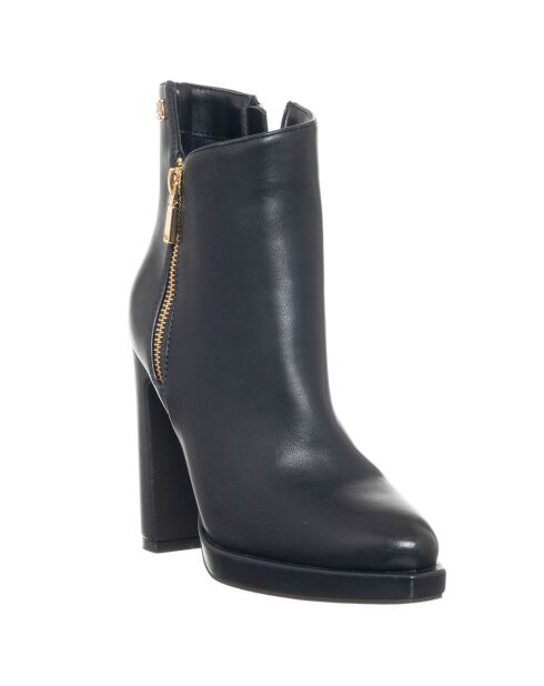 Bottines Ubalda noires - Talon 11 cm