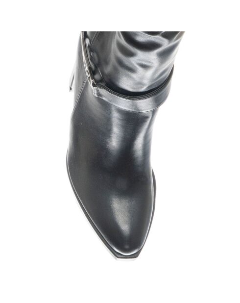 Bottes Sibilla noires - Talon 11 cm