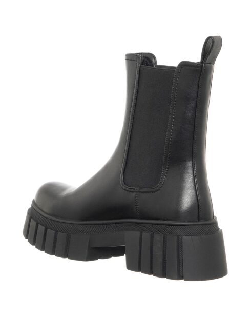 Chelsea boots Oriana noires - Talon 6 cm