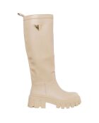 Bottes Teodosia beiges - Talon 5.5 cm