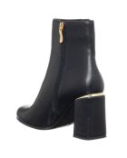 Bottines Clara noires - Talon 7.5 cm