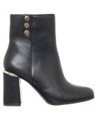 Bottines Clara noires - Talon 7.5 cm