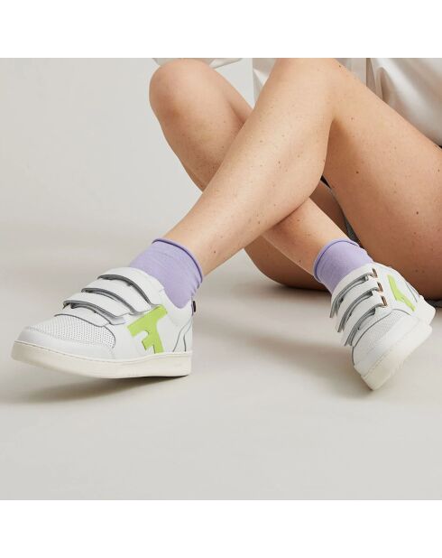 Baskets en Cuir Hazel blanches