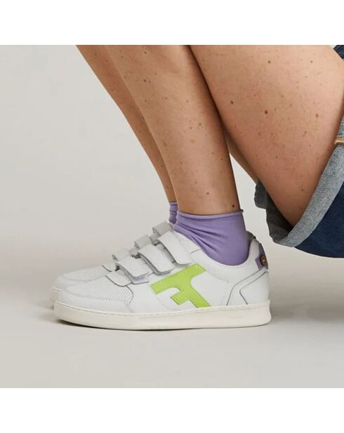 Baskets en Cuir Hazel blanches
