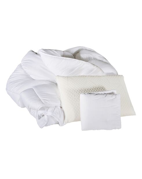 Pack prêt-à-dormir Reina 2.0 blanc - 90x190 cm