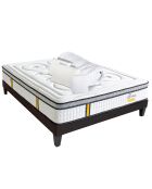 Pack Prêt à Dormir Reina 2.0 Matelas + Sommier + Accessoires blanc - 140x200 cm