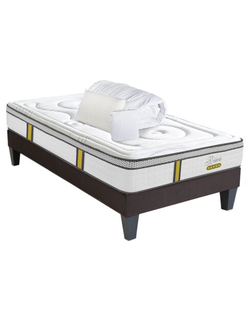 Pack prêt-à-dormir Reina 2.0 blanc - 90x190 cm