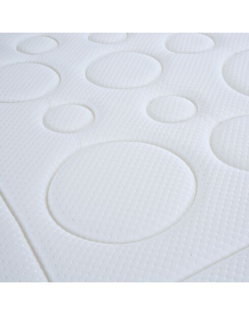 Matelas Tivoli Mémoire de forme et Mousse Supersoft blanc - 140x190 cm