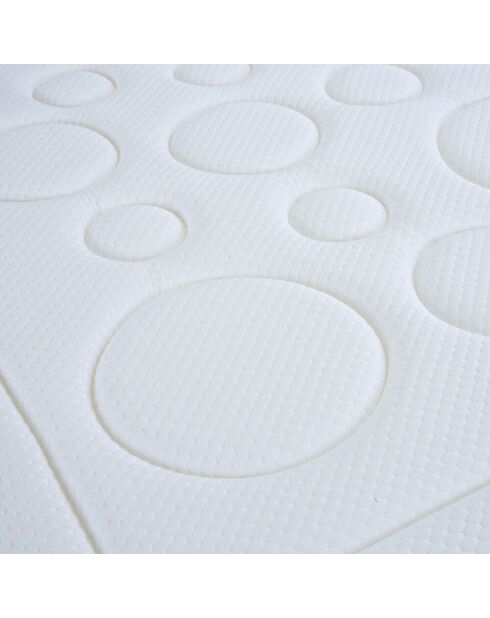 Matelas Tivoli Mémoire de forme et Mousse Supersoft blanc - 180x200 cm