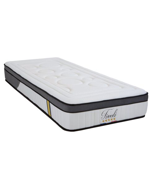 Matelas Tivoli Mémoire de forme et Mousse Supersoft blanc - 90x200 cm