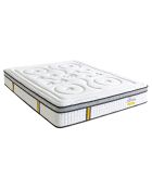 Matelas Reina 2.0 Ressorts ensachés et Mémoire de forme blanc - 140x200 cm