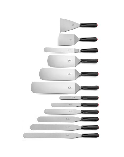 Spatule droite Pro Flex gris/noir - 25 cm