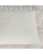 Oreiller à mémoire de forme bio blanc - 60x60 cm