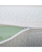 Traversin à Mémoire de forme BIO blanc - 135x35 cm