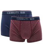 2 Boxers multicolores