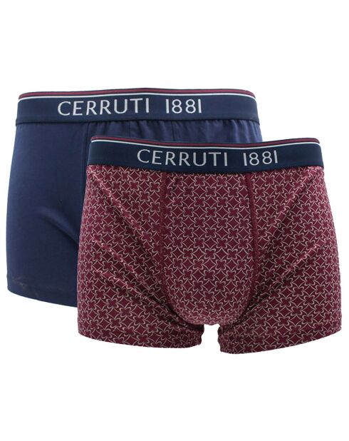 2 Boxers multicolores