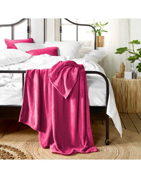 Plaid Snuggly cerise  - 150x200 cm