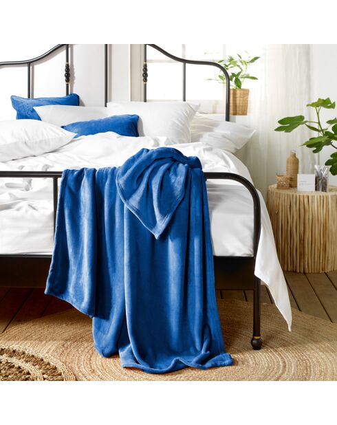 Plaid Snuggly bleu lapis  - 150x200 cm