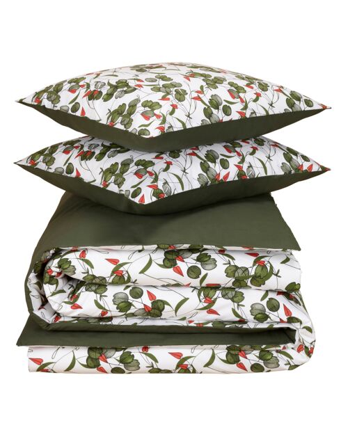 Parure housse de couette 100% Percale de Coton Whisper douglas fir