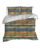 Parure housse de couette 100% Percale de Coton Georges tofu