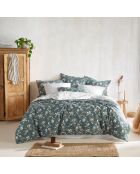 Parure housse de couette 100% Percale de Coton Acacia nimbus cloud