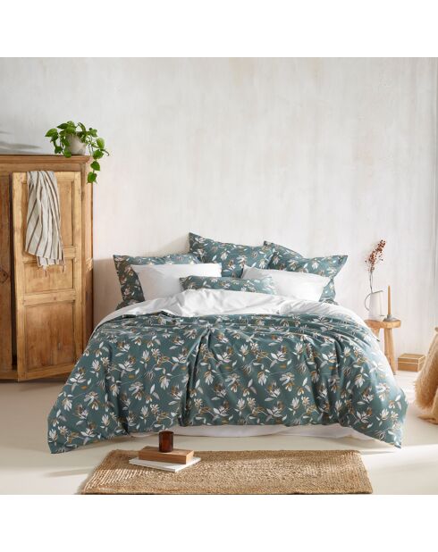 Parure housse de couette 100% Percale de Coton Acacia nimbus cloud