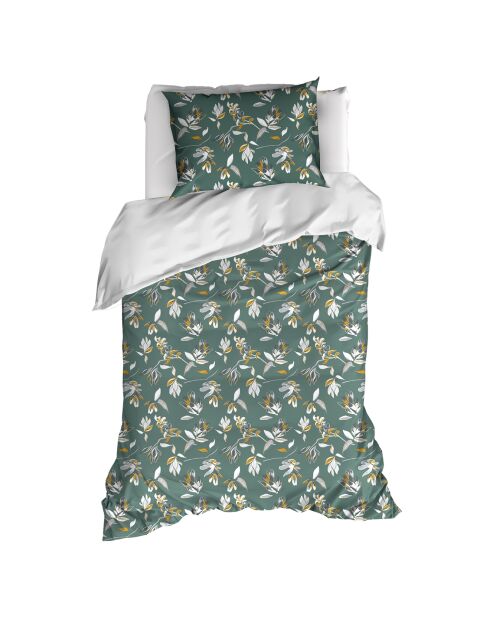 Parure housse de couette 100% Percale de Coton Acacia nimbus cloud