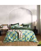 Parure housse de couette 100% Percale de Coton Bellflower eden