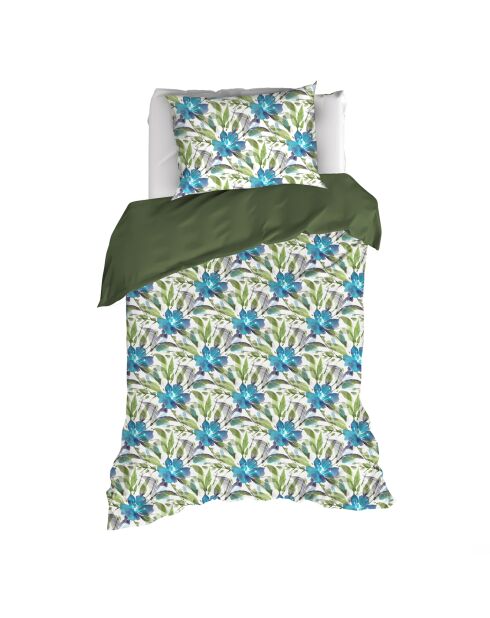 Parure housse de couette 100% Percale de Coton Bellflower eden