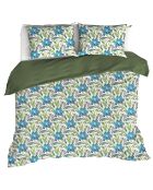 Parure housse de couette 100% Percale de Coton Bellflower eden