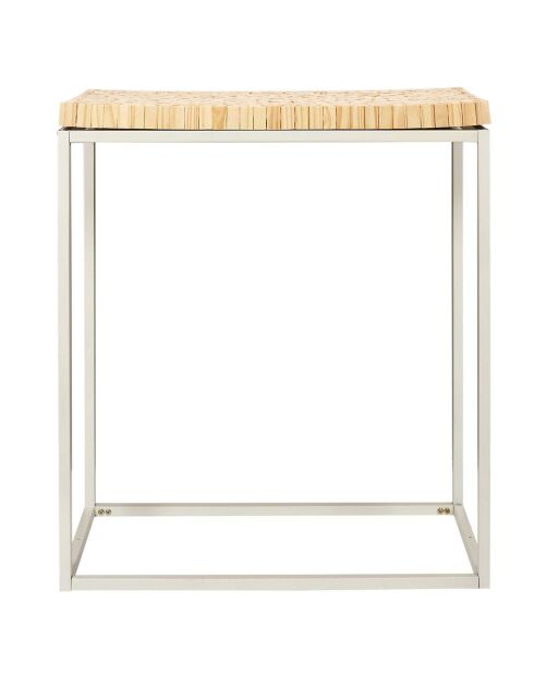 Console Rondin beige/blanc - 75x84.8x35 cm