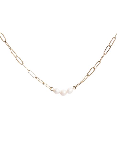 Collier Lorem Perles de culture doré