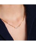 Collier Lorem Perles de culture doré